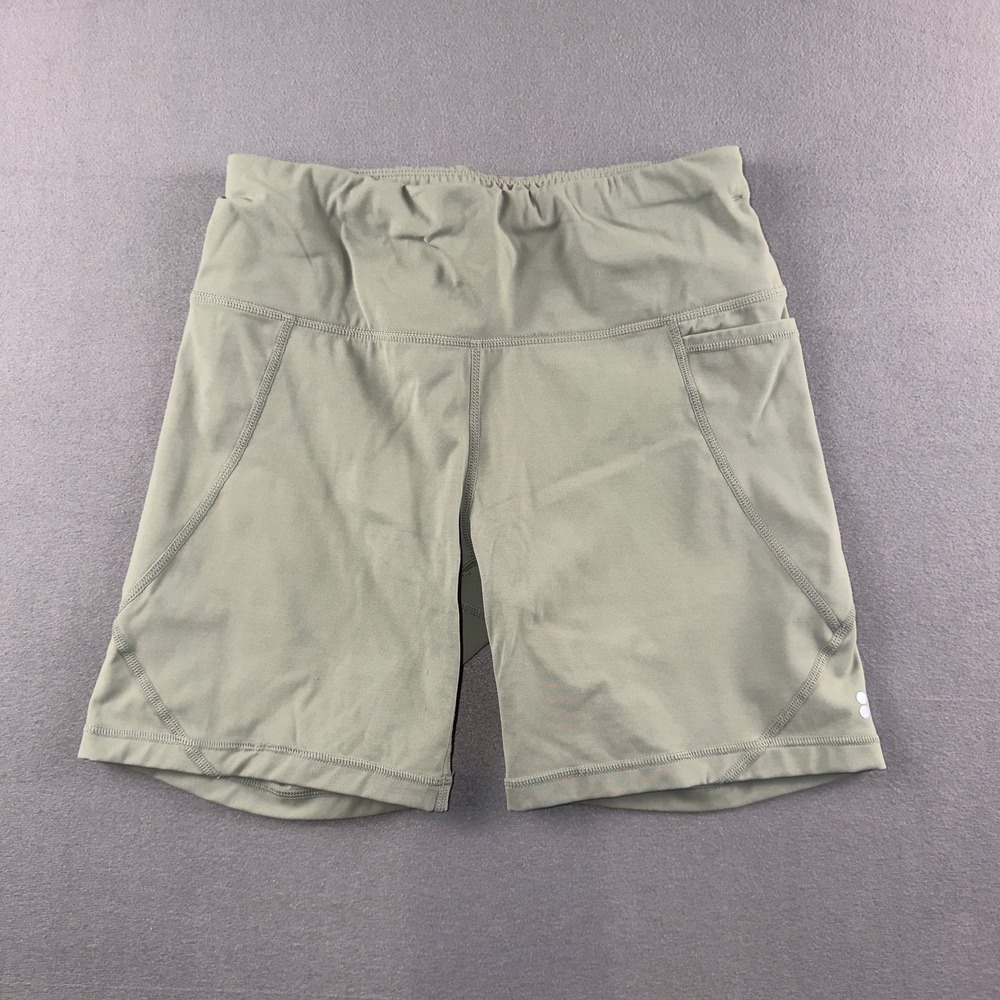 Sweaty Betty Power 6" Biker Shorts Sage Green Women Small SB4822P